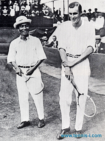 tennis i.com Zenzo Shimizu Bill Tilden 1921