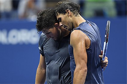 tennis Dominic Thiem Rafael Nadal US Open 2018