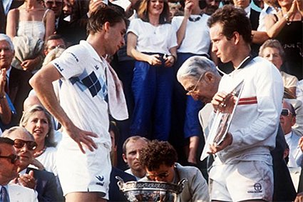 Ivan Lendl John McEnroe French Open 1984