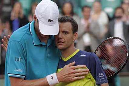 tennis i.com John Isner Paul Henri Mathieu French Open 2012