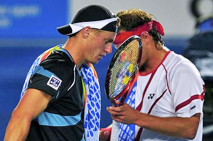 Lleyton Hewitt David Nalbandian Australian Open 2011