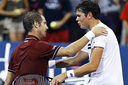 Richard Gasquet Milos Raonic US Open 2013