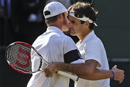 Roger Federer Andy Roddick Wimbledon 2009