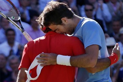 Roger Federer Juan Martin del Potro Olympiad 2012