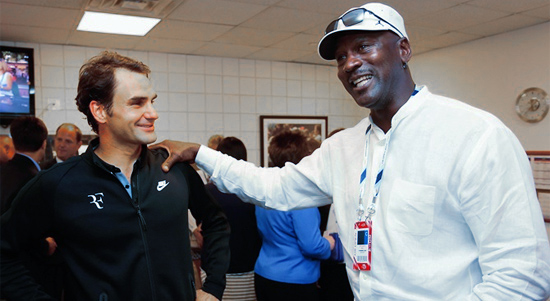 Roger Federer Michael Jordan 2014