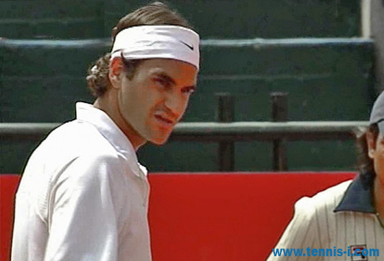 tennis Roger Federer Rome 2006