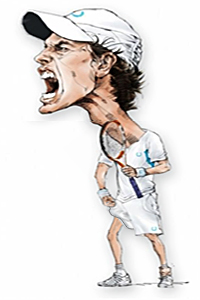 tennis i.com Andy Murray caricature