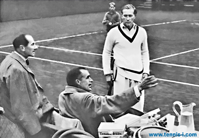 Heinrich Kleinschroth Bill Tilden Gottfried von Cramm