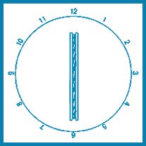 Ракетка на 12 часов